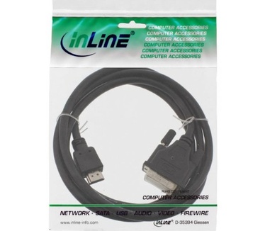InLine 1.5m HDMI A - DVI 18+1
