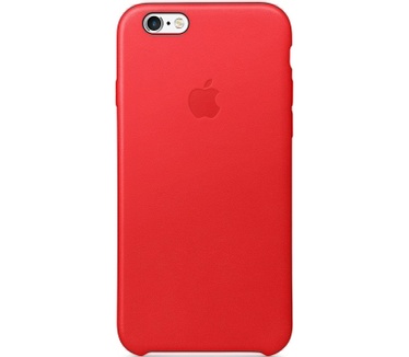 Apple Originele Hard Cover echt leer Rood voor iPhone 6/6S Rood