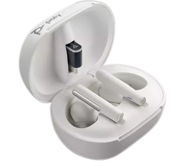 Poly Voyager Free 60+ USB-C UC MS (Wit)