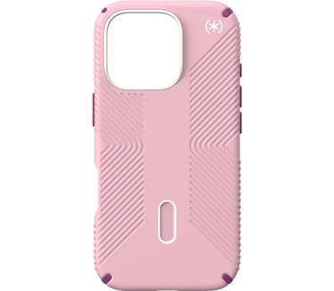 Speck Presidio2 Grip + ClickLock Apple iPhone 16 Pro Wednesday Pink - with Microban