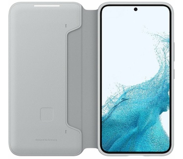 Samsung Galaxy S22 (S901) - LED Wallet Case EF-NS901PJ - Grijs Grijs