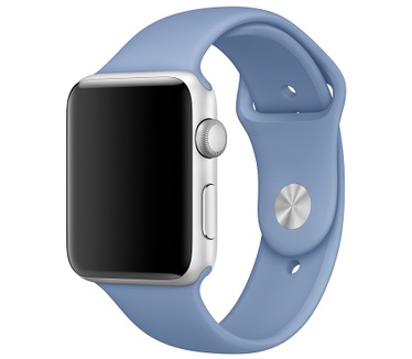 Apple Watch 42mm Siliconen Sportband - Azuurblauw(Apple Watch)
