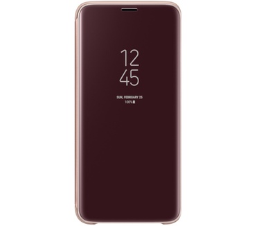 Samsung Galaxy S9 Clear-View Standing Cover (Galaxy S9) Rosé Goud