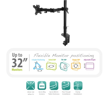 Ewent LCD bureausteun 13 - 27 inch