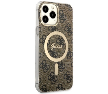 Guess 4G MagSafe Back Case Apple iPhone 13 Pro Max (6.7") - Bruin Bruin