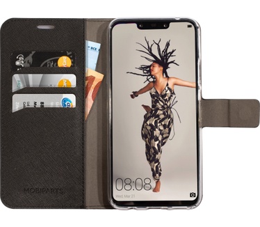 Mobiparts Saffiano Wallet Case Huawei Mate 20 Lite Black