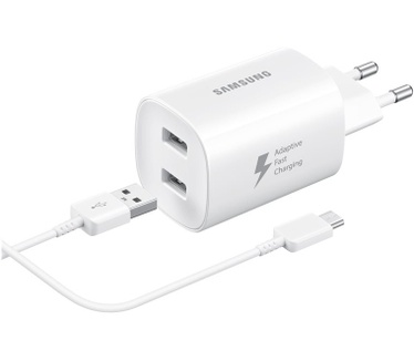 Samsung Dual USB-C Fast Charger EP-TA210C - 2A - White