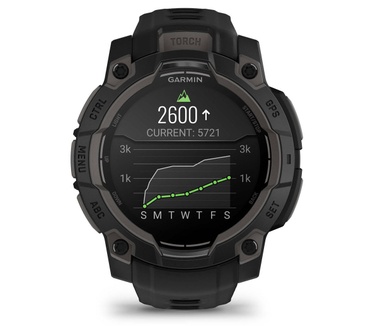 Garmin Instinct 3, 45mm, AMOLED, Zwart (Zwart)