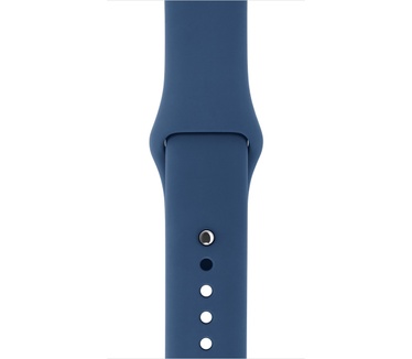 Apple Watch 38mm Siliconen Sportband - Middernachtblauw