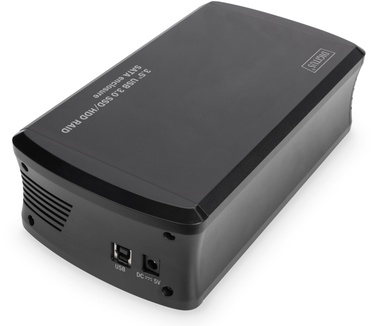 Digitus 3.5" USB 3.0 SSD/HDD RAID SATA enclosure Zwart
