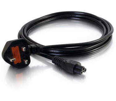 CablesToGo 1m Engelse laptopvoedingskabel (BS 1363 naar IEC 60320 C5)