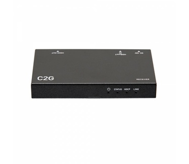 CablesToGo HDMI® HDBaseT Extender over Cat Box-zender naar Box-ontvanger - 4K 60Hz
