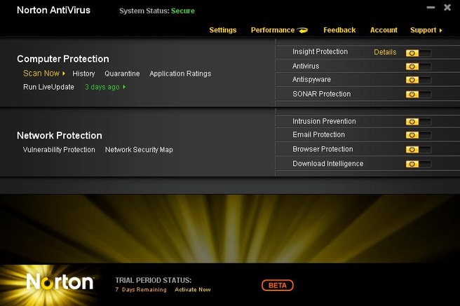 Norton Antivirus 2011 Bèta