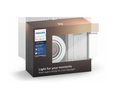Philips Hue Milliskin inbouwspot rond wit (White Ambiance, incl DIM switch)
