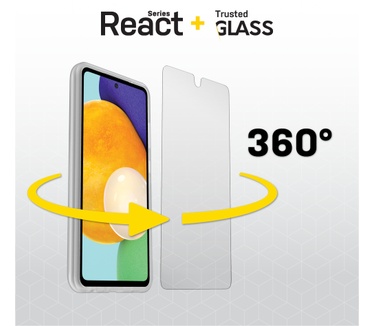 Otterbox React + Trusted Glass Series voor Samsung Galaxy A52/A52 5G, transparant