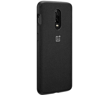 OnePlus 6T Bumper Case Nylon  Zwart