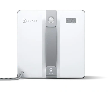 Ecovacs WINBOT Mini-raamreinigingsrobot, compact ontwerp, dubbele sproeiers met ultrasone verneveling, 9-traps beschermingssysteem, intelligente padplanning, 3 reinigingsmodi, antislipsysteem, grijs