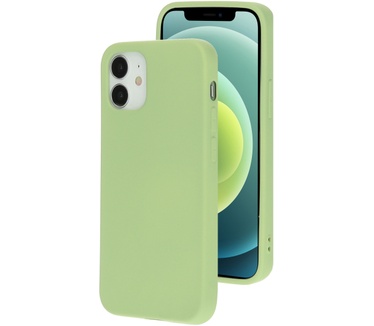 Mobiparts Silicone Cover Apple iPhone 12 Mini Pistache Green
