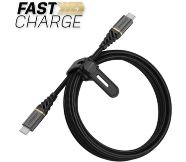 Otterbox Premium Cable USB C-C 2M USB-PD, zwart