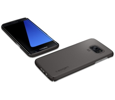 Spigen Thin Fit Samsung Galaxy S7 edge Case - Gunmetal
