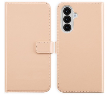 Selencia Echt Lederen Bookcase Samsung Galaxy A56 - Dusty Pink