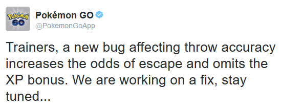 Pokémon Go Bug