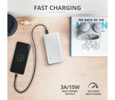 Trust Primo Ultra-thin Powerbank 5.000 mAh Blauw