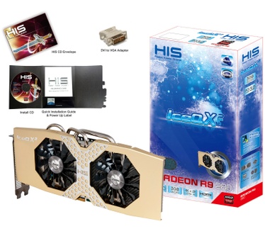 HIS R9 280 IceQ X2 OC 3GB DVI/HDMI/2xMiniDP DDR5 ret