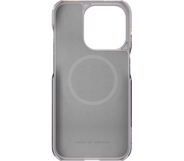 iDeal of Sweden Kunststof Back Cover Golden Twilight Apple iPhone 15 Pro Marble (15 Pro) Zwart