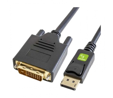 Techly Monitor Cable 2m DisplayPort to DVI 1.2 ICOC DSP-C12-020 Zwart