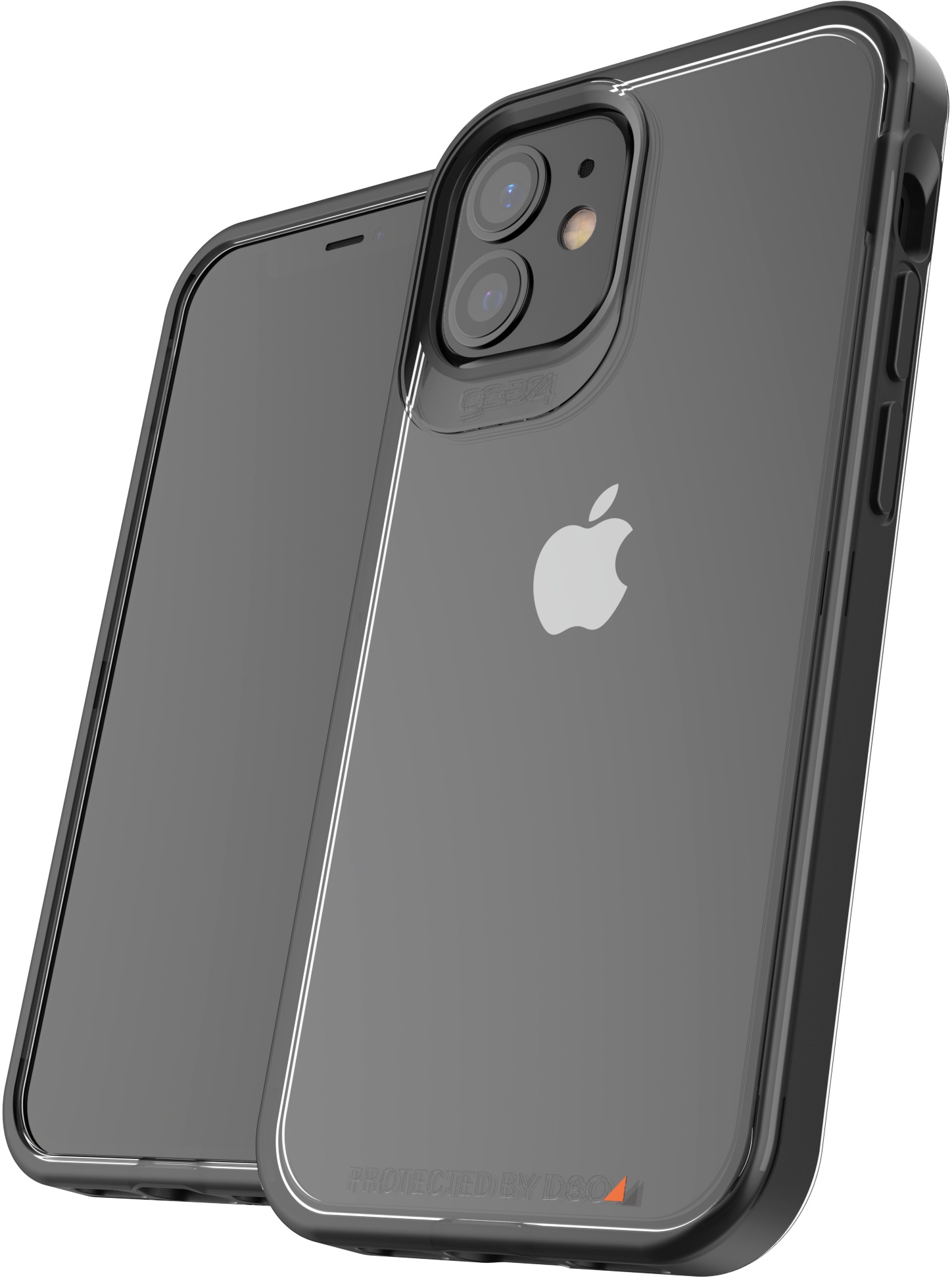 Custodia Gear4 Hackney IPhone 12/12 Pro | Trasparente Nera, Protezione Antiurto - Foto 2