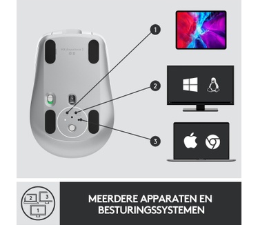 Logitech MX Anywhere 3 Grijs