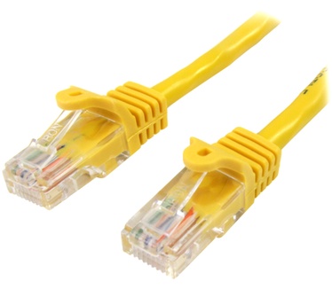 Startech.com Cat5e Ethernet netwerkkabel met snagless RJ45 connectors UTP kabel 0,5m geel Geel