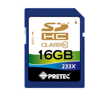 Pretec SDHC 233X (Class 10)