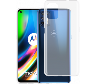 qMust Motorola Moto G9 Plus Flexibel Hoesje Transparant