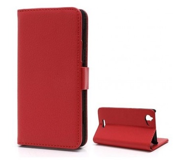 qMust Wallet Case met stand Sony Xperia L (red)