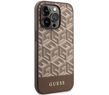 Guess G-Cube MagSafe Back Case - iPhone 14 Pro Max (6.7") - Bruin Bruin