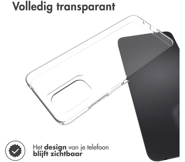 Accezz Clear Backcover Motorola Moto G05 / E15 - Transparant