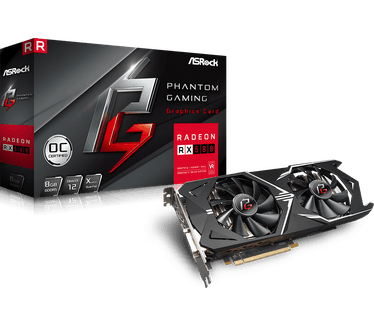 ASRock RX580 8GB Phantom GXR OC DVI/HDMI/3xDP retail