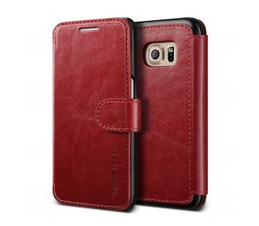 Verus Layered Dandy Samsung Galaxy S7 leather case - Wine/Black
