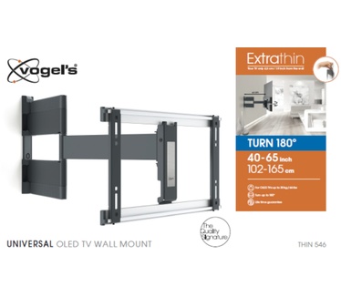 Vogel's THIN 546 ExtraThin Draaibare tv beugel voor OLED tv's