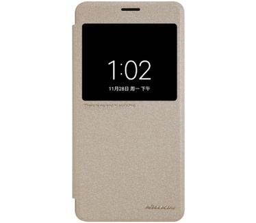 Nillkin New Sparkle Book Caser voor Xiaomi Note 2 - Goud Goud