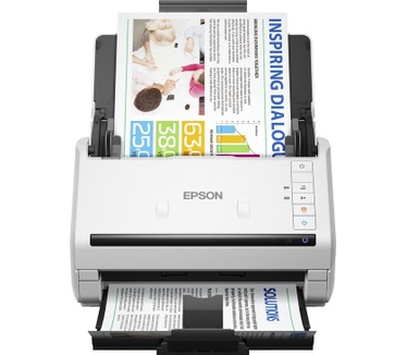 Epson DS-770 II. Maximum scanformaat: 215,9 x 6096 mm, Optische scanresolutie: 600 x 600 DPI, Kleurdiepte invoer: 30 Bit. Soort scanner: Scanner met ADF + invoer voor losse vellen, Kleur van het product: Wit, Beeldscherm: LCD. Dagelijkse diensten cyclus (