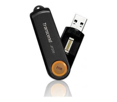 Transcend JetFlash 220 Sunburst Orange 2GB Oranje