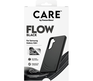 PanzerGlass CARE™ by PanzerGlass® Flow Case Black w. Qi Samsung Galaxy S26+