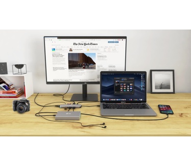 iTEC USB-C Metal Nano Docking Station 4K HDMI LAN + Power Delivery 100 W