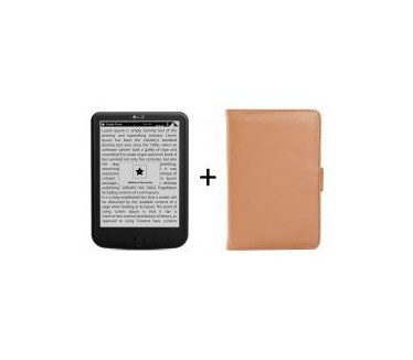 Icarus ICARUS icarus8 8" e-reader bundel + hoes Bruin E800BK-BUBN (, 8")