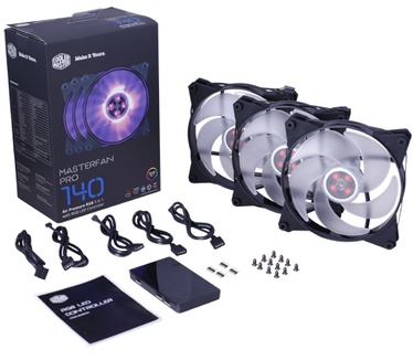 Cooler Master MasterFan Pro 140 Air Pressure 3 In 1 RGB, 140mm