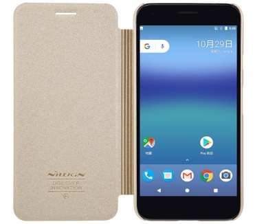 Nillkin New Sparkle Book Case voor Google Pixel XL - Goud Goud