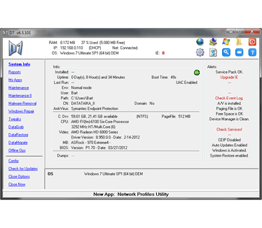 D7 6.3.101 screenshot